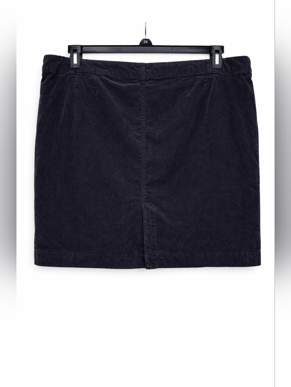 Avenue Plus Size Black Corduroy Skirt Size 24 - Picture 4 of 5